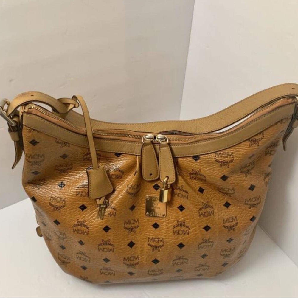 MCM hobo bag cognac